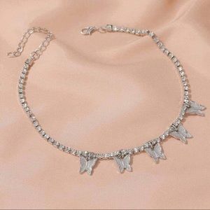 Butterfly anklet